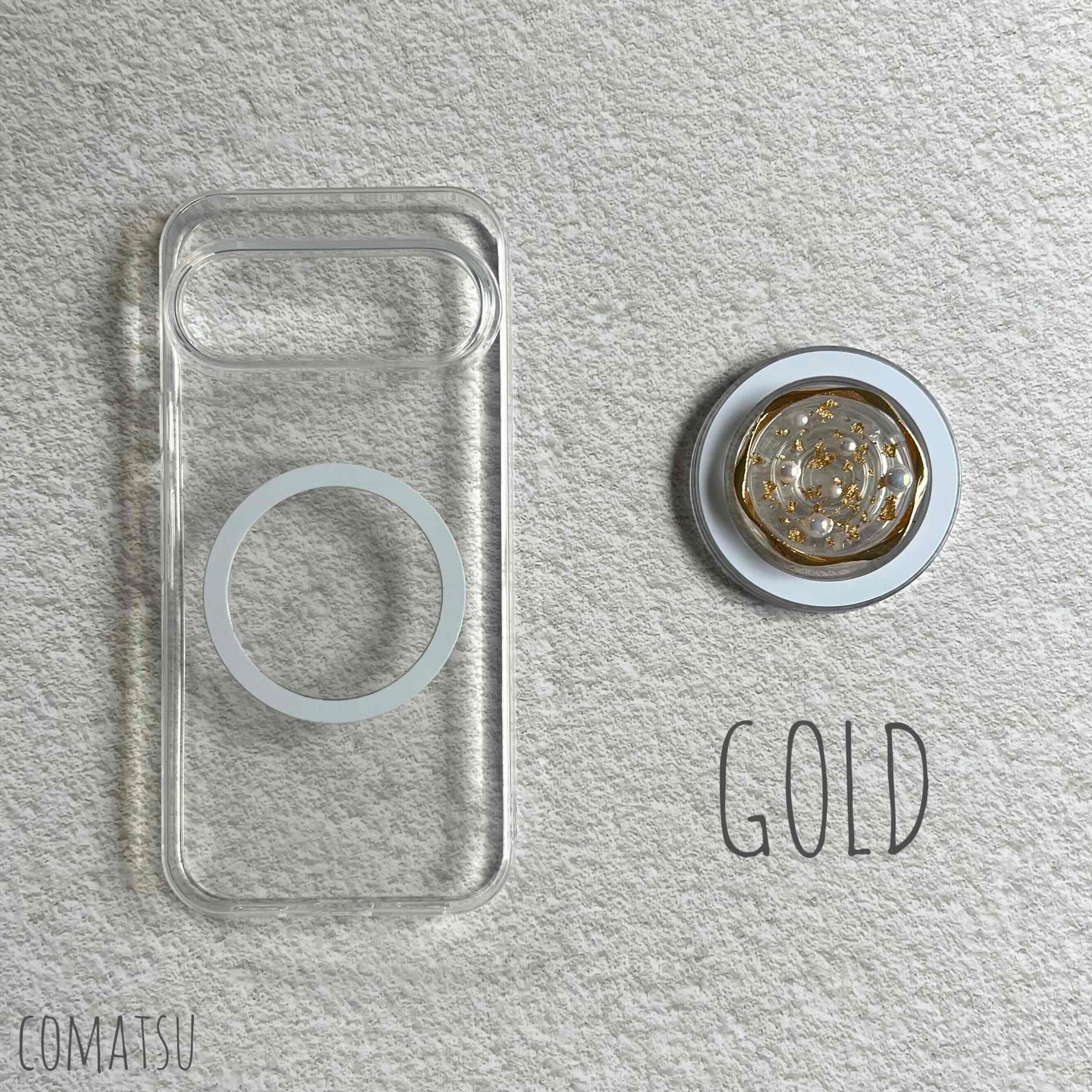 大人ニュアンス仕立て.゜ マグネットグリップソケット+MagSafeスマホケース SET モバイルカバー | 6枚目